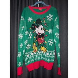 Ugly Christmas Sweater Xmas Size Medium Disney Mickey